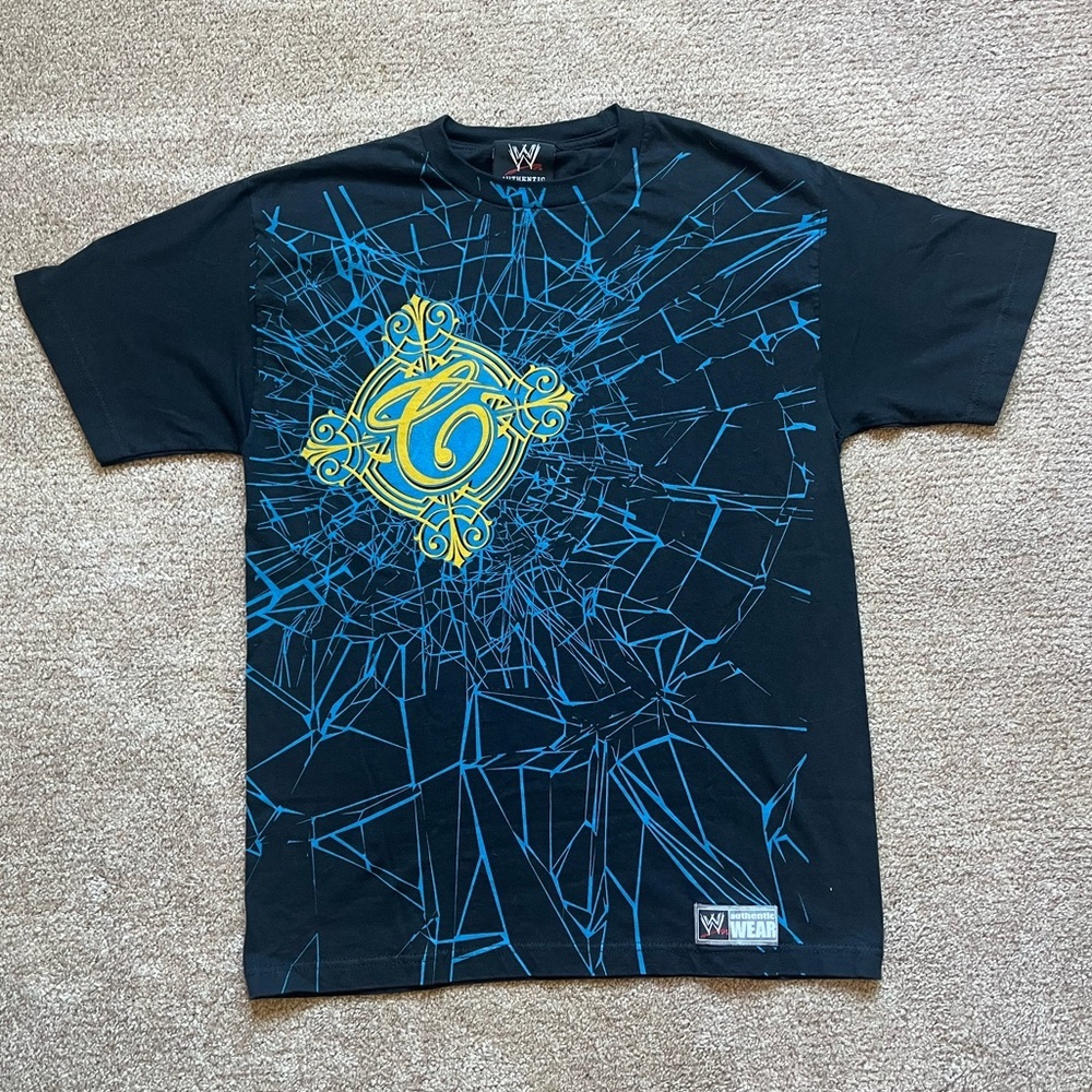 VTG ‘08 WWE Christian Full Print Black Tee